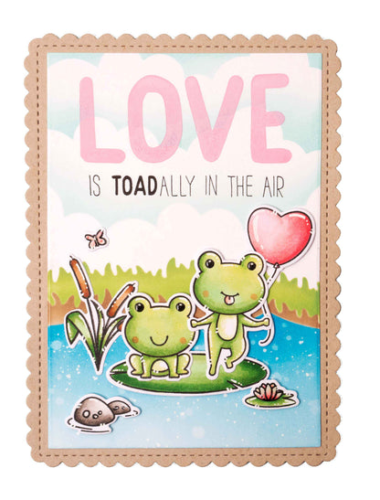 SL Stamp & Cutting Die Toadally In Love Sweet Stories 154x213x1mm 62 PC nr.52