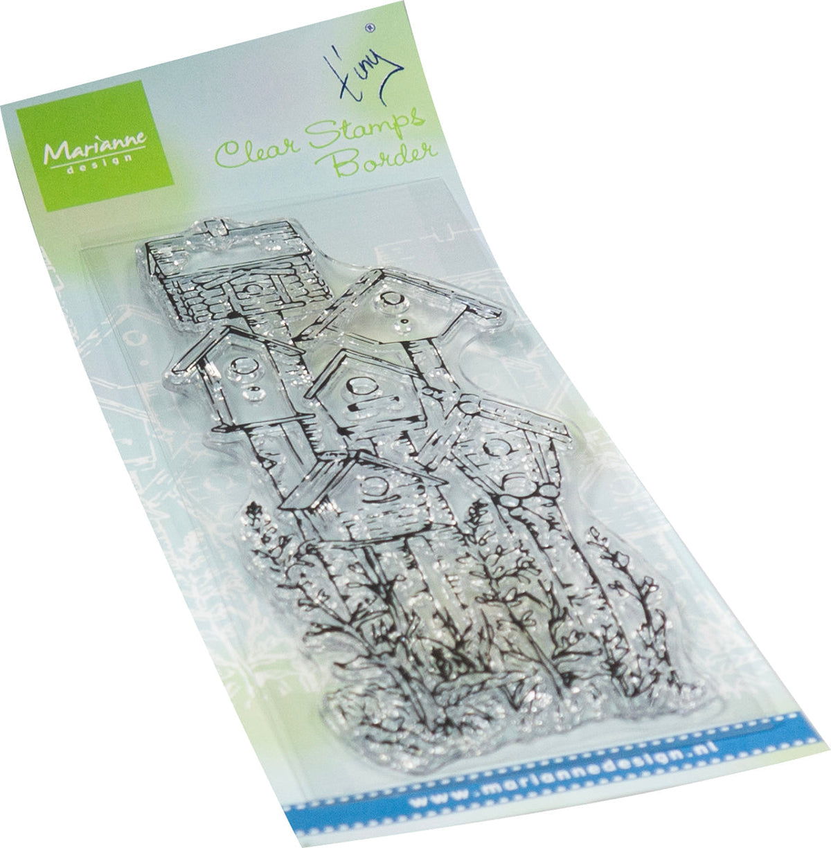Marianne Design Clear Stamp - Tiny's Borders - Birdhouses