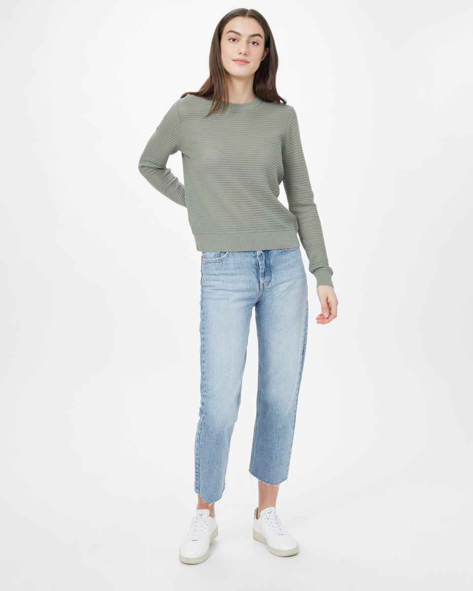 Highline Cotton Rib Crew Sweater
