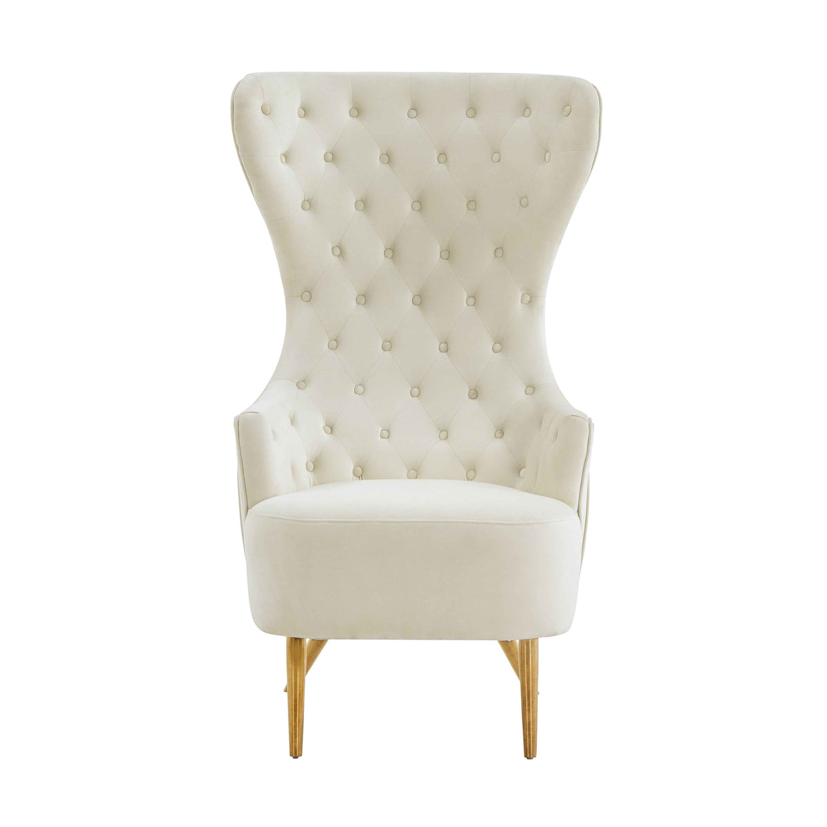 Sinaia Tufted Velvet Wingback Accent Chair - Multiple Color Options
