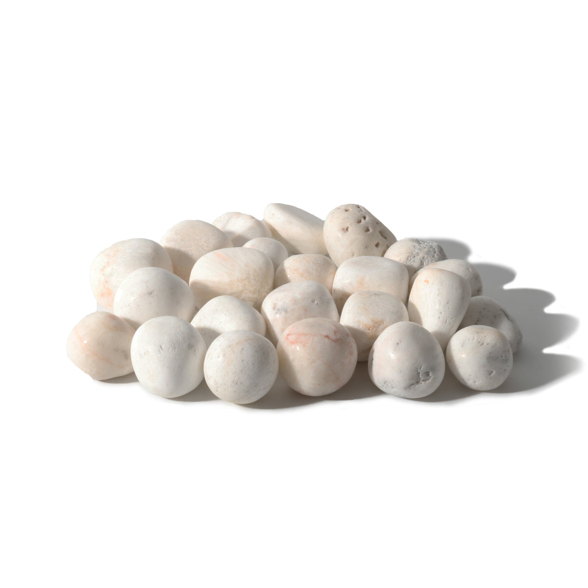 Scolecite Tumbled Stones - India