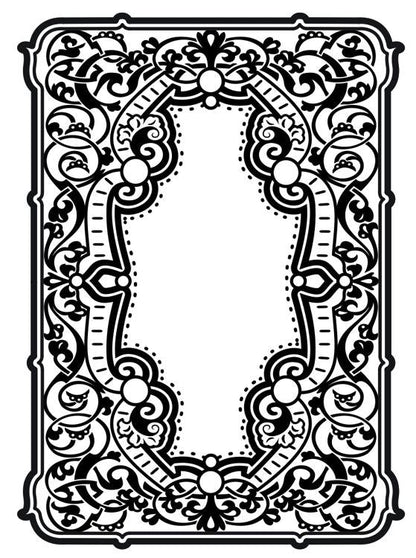 Creative Expressions Jennifer's Frame Pre Cut Stamp