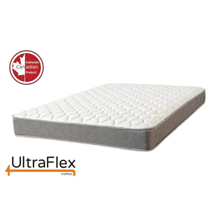 UltraFlex® ESSENCE Orthopedic Gel Memory Foam, Natural Comfort, Balanced Support, Eco-friendly Mattress (Made in Canada)