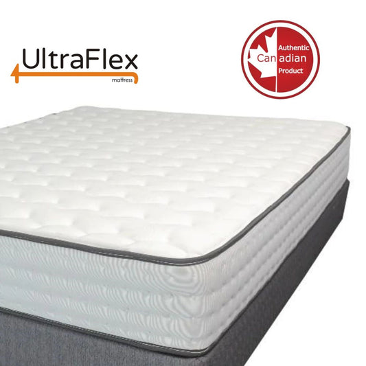UltraFlex® GLORY 10" Orthopedic Pocket Coil Foam Encased, Eco-friendly Hybrid Mattress with Waterproof Mattress Protector (Made in Canada)