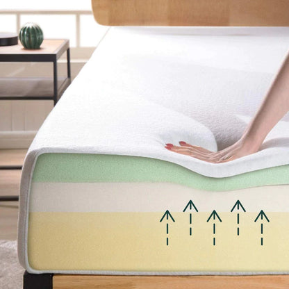UltraFlex® INFINITY Orthopedic Spinal Care, Premium Soy Foam, Eco-friendly Mattress with Waterproof Mattress Protector (Made in Canada)