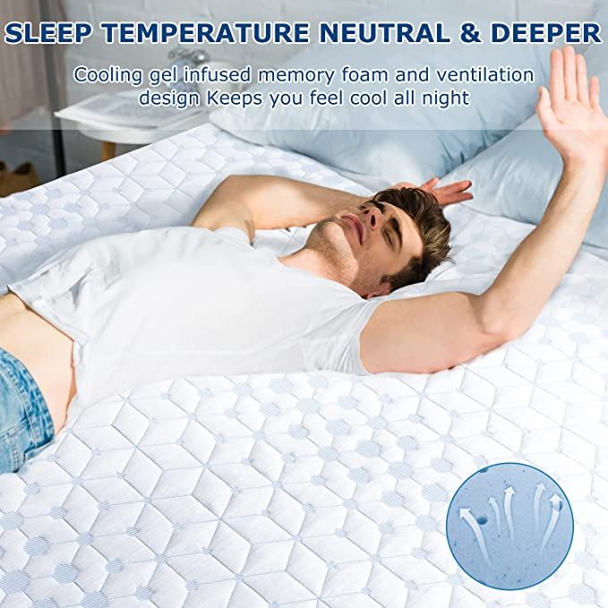 UltraFlex® SERENITY Orthopedic, Premium Smart Gel Infused Memory Foam, Eco-friendly Mattress (Made in Canada)