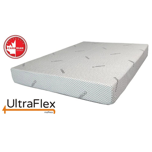 UltraFlex® LEISURE Orthopedic, Smart Gel Memory Foam, Eco-friendly Mattress with Waterproof Mattress Protector (Made in Canada)