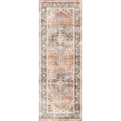 Riverra Terracotta Black Teppich