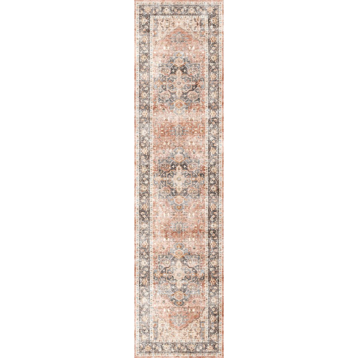 Riverra Terracotta Black Teppich