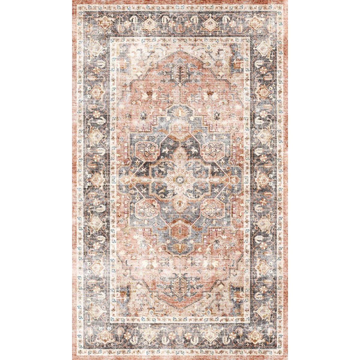 Riverra Terracotta Black Teppich