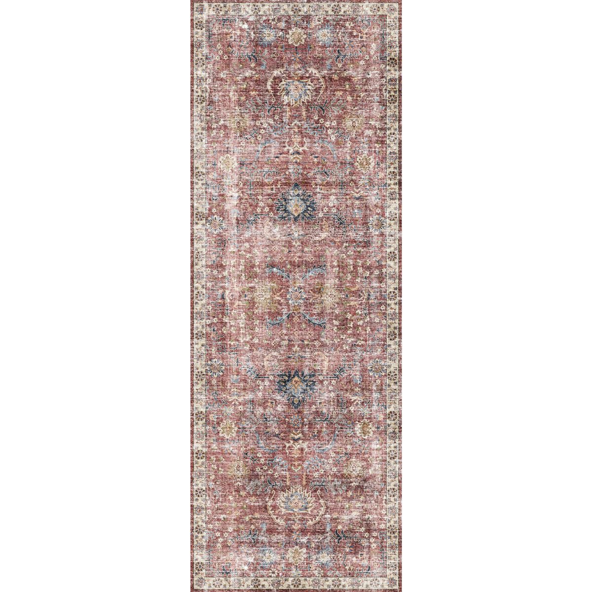 Teppich Jasper Rose Taupe Rot