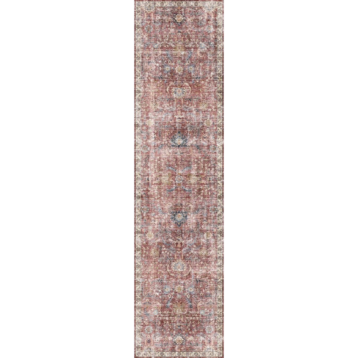 Teppich Jasper Rose Taupe Rot