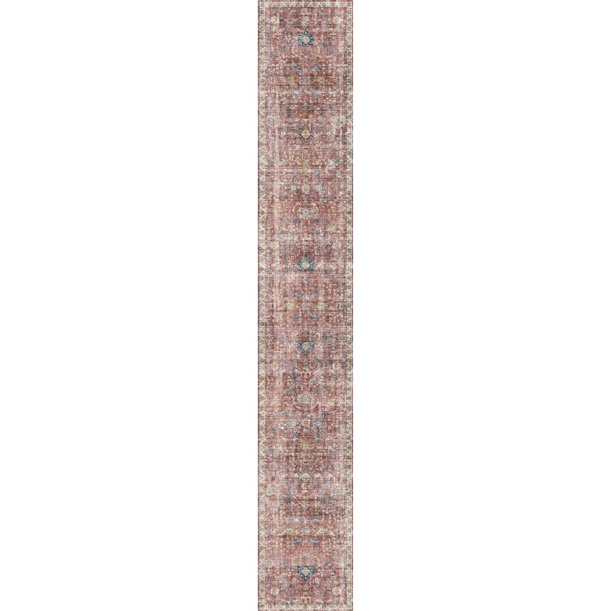 Teppich Jasper Rose Taupe Rot