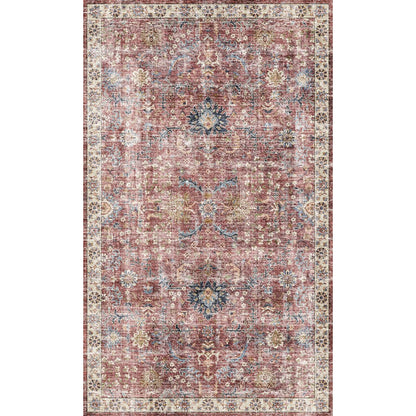 Teppich Jasper Rose Taupe Rot