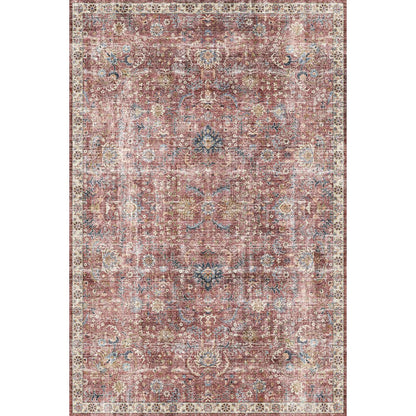 Teppich Jasper Rose Taupe Rot