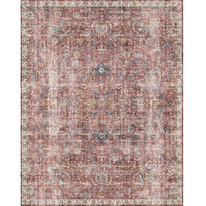 Teppich Jasper Rose Taupe Rot