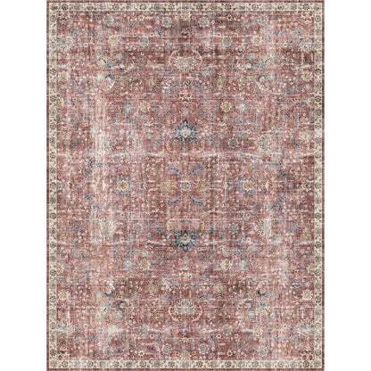 Teppich Jasper Rose Taupe Rot