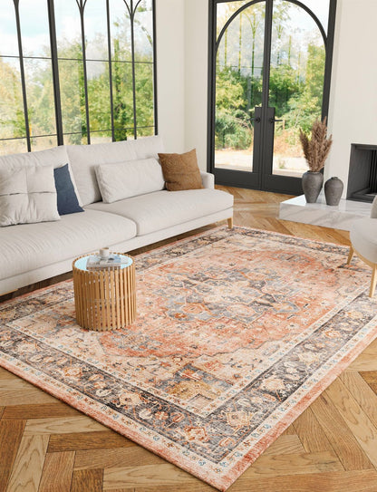 Riverra Terracotta Black Teppich