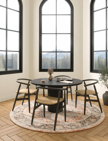 Riverra Terracotta Black Teppich