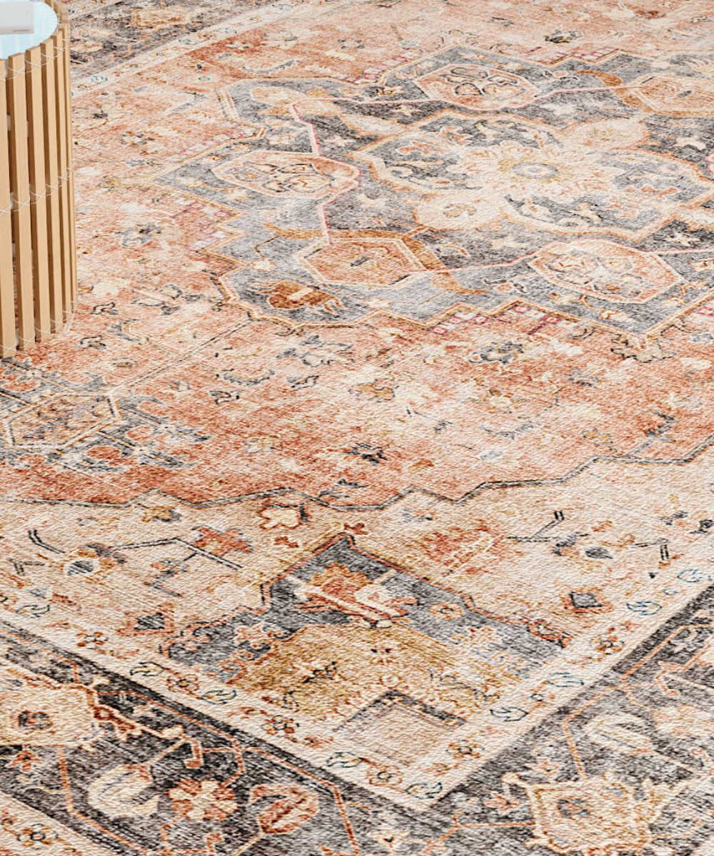 Riverra Terracotta Black Teppich