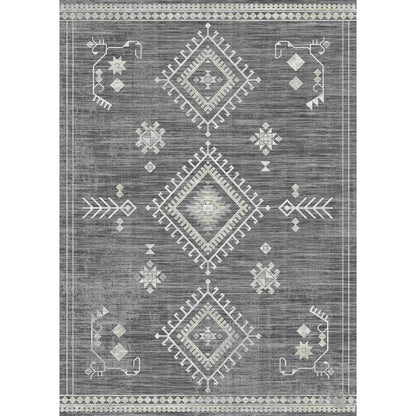 Teppich "Khaleesi" Schwarz Gelb Sand