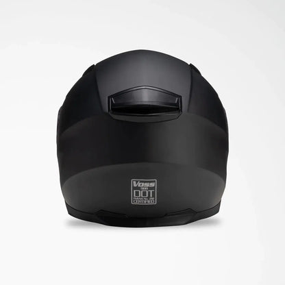 VOSS 988 MOTO-1 Matte Black Helmet