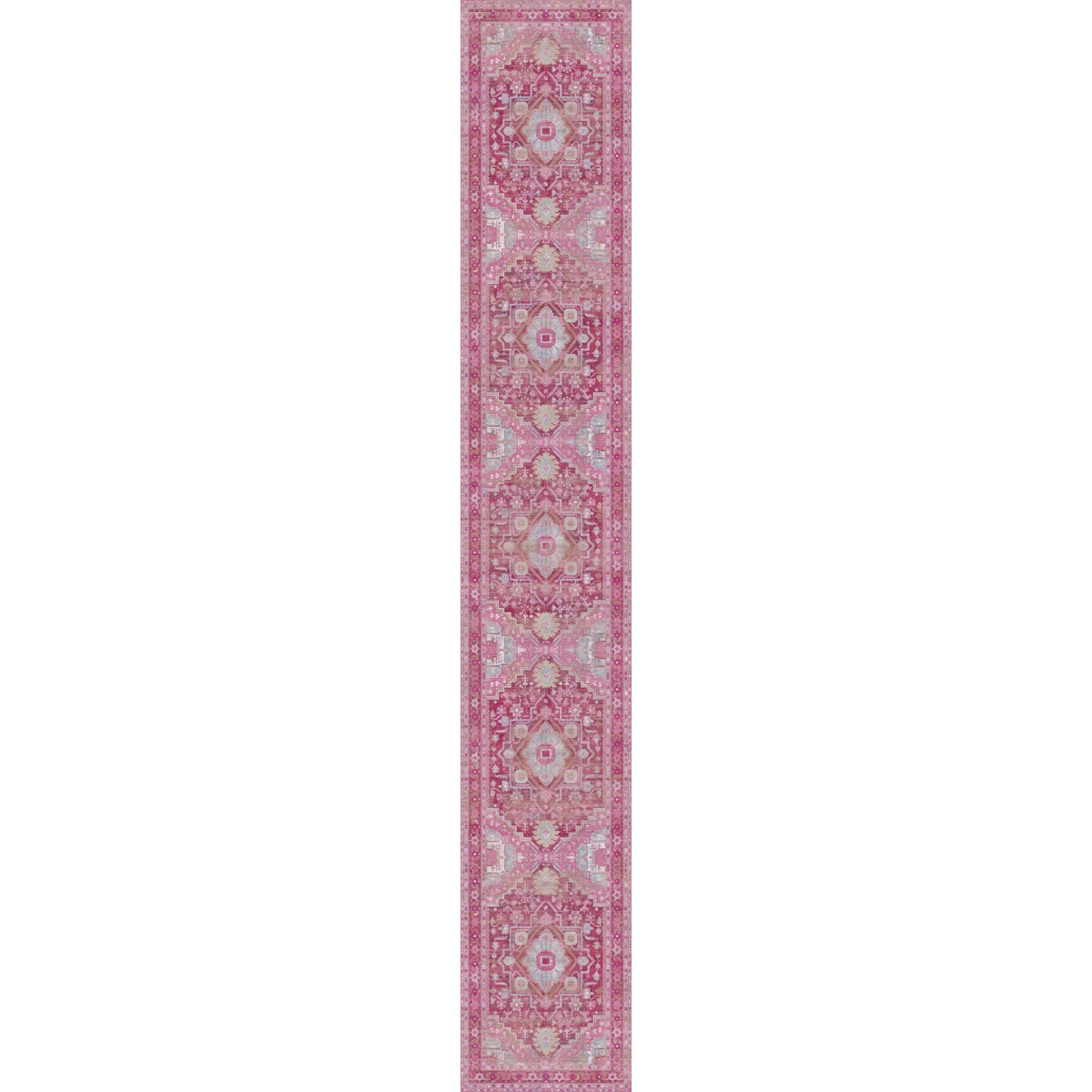 Ozana rosa-türkiser Teppich