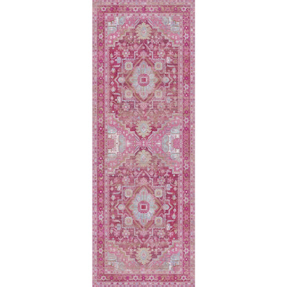 Ozana rosa-türkiser Teppich