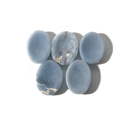 Angelite Worry Stone - Pack of 5