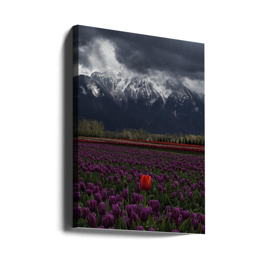 Wandkunst Tulpe in Vancouver, Kanada