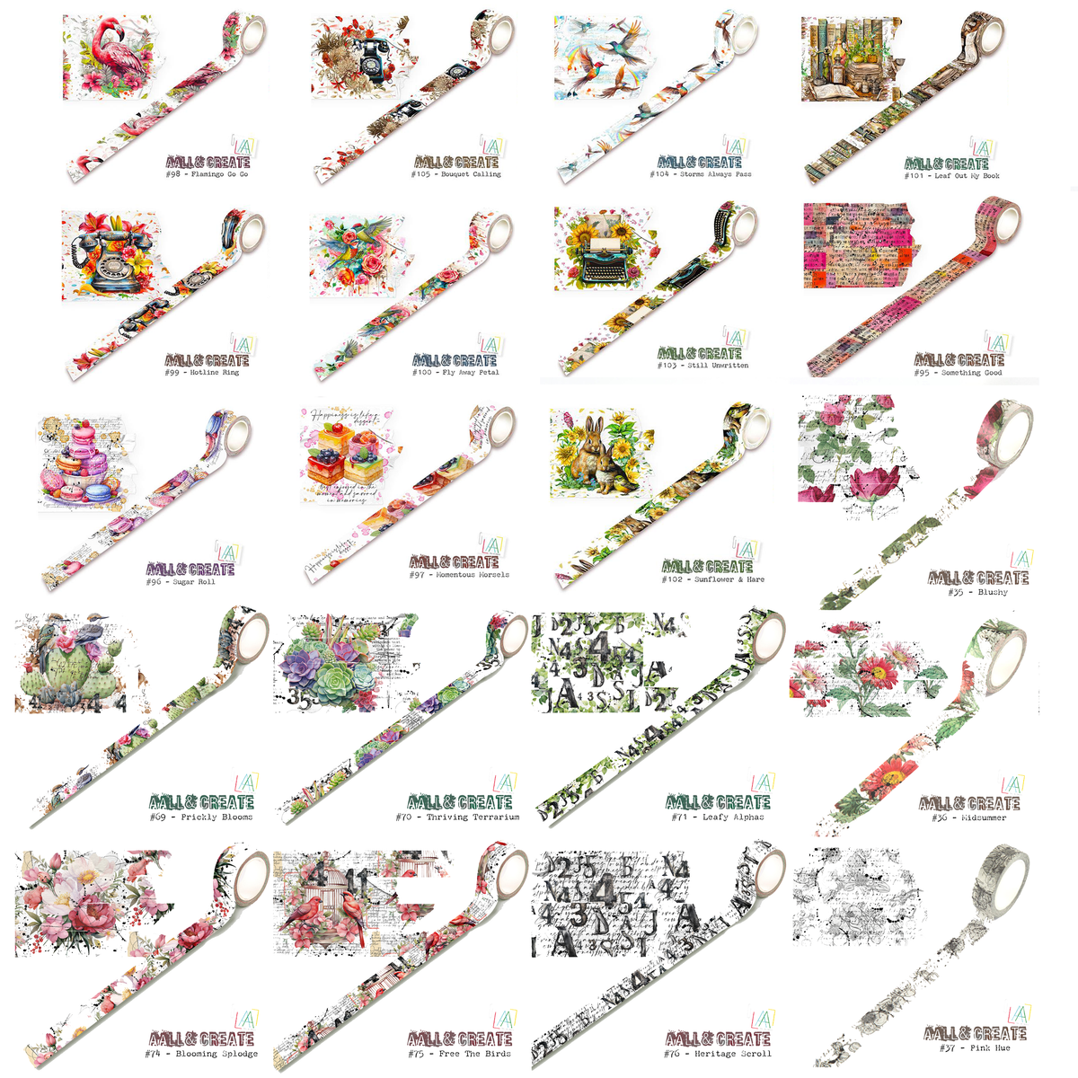AALL and Create Washi Tape - #36 - Midsummer
