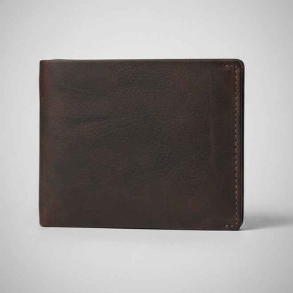 Men's RFID Bifold Wallet with Left ID Flap