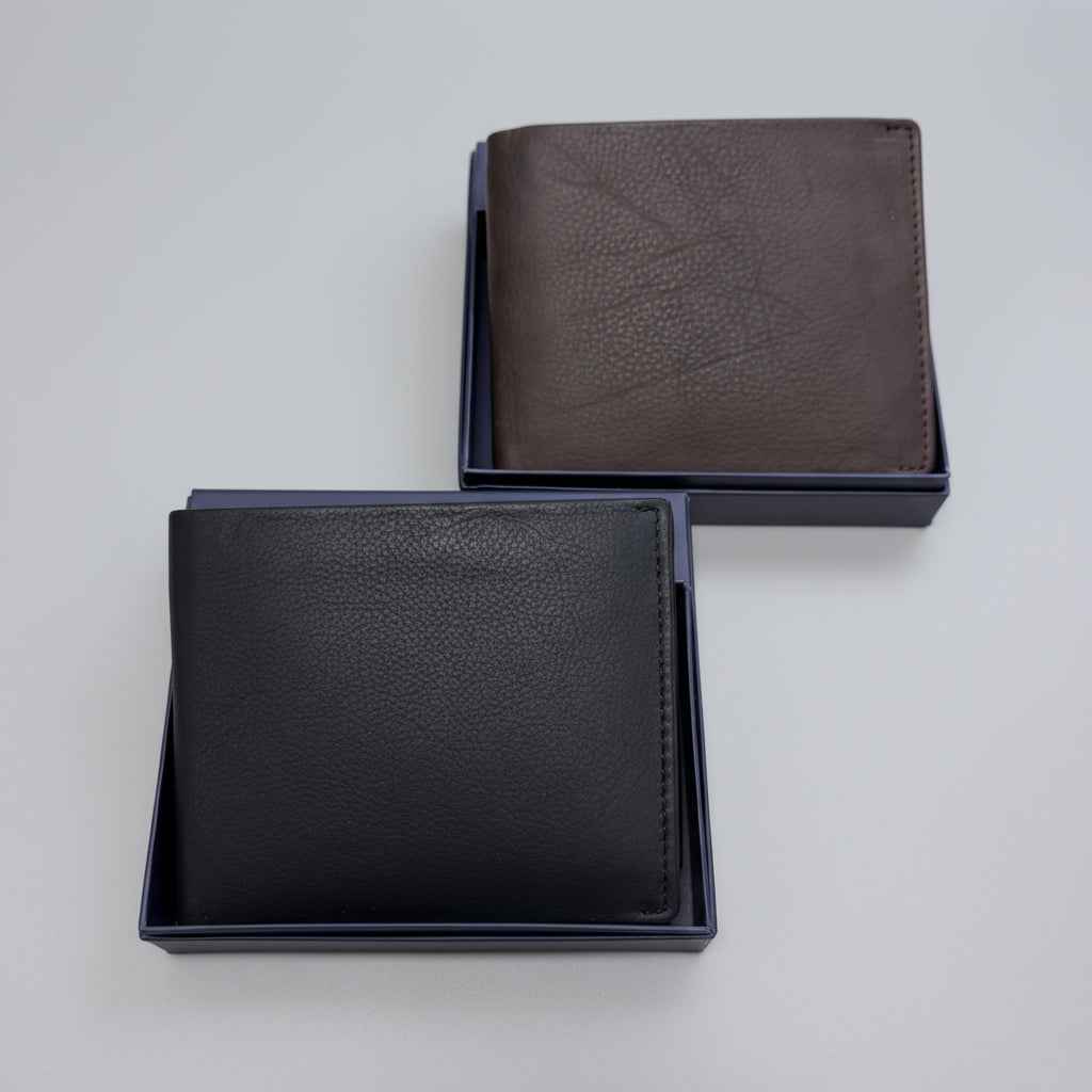 Men's RFID Bifold Wallet with Left ID Flap