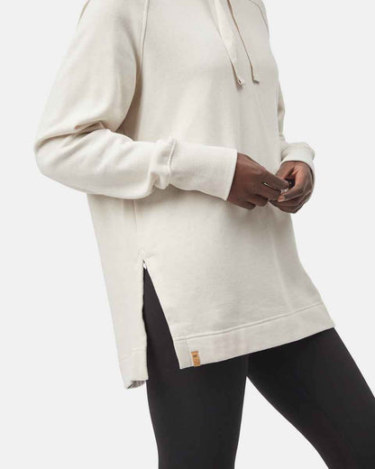 Treefleece Slit Hem Oversized Hoodie