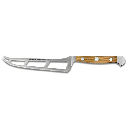 ALPHA OLIVE | Cheese Knife 6 " | Olive wood handle
