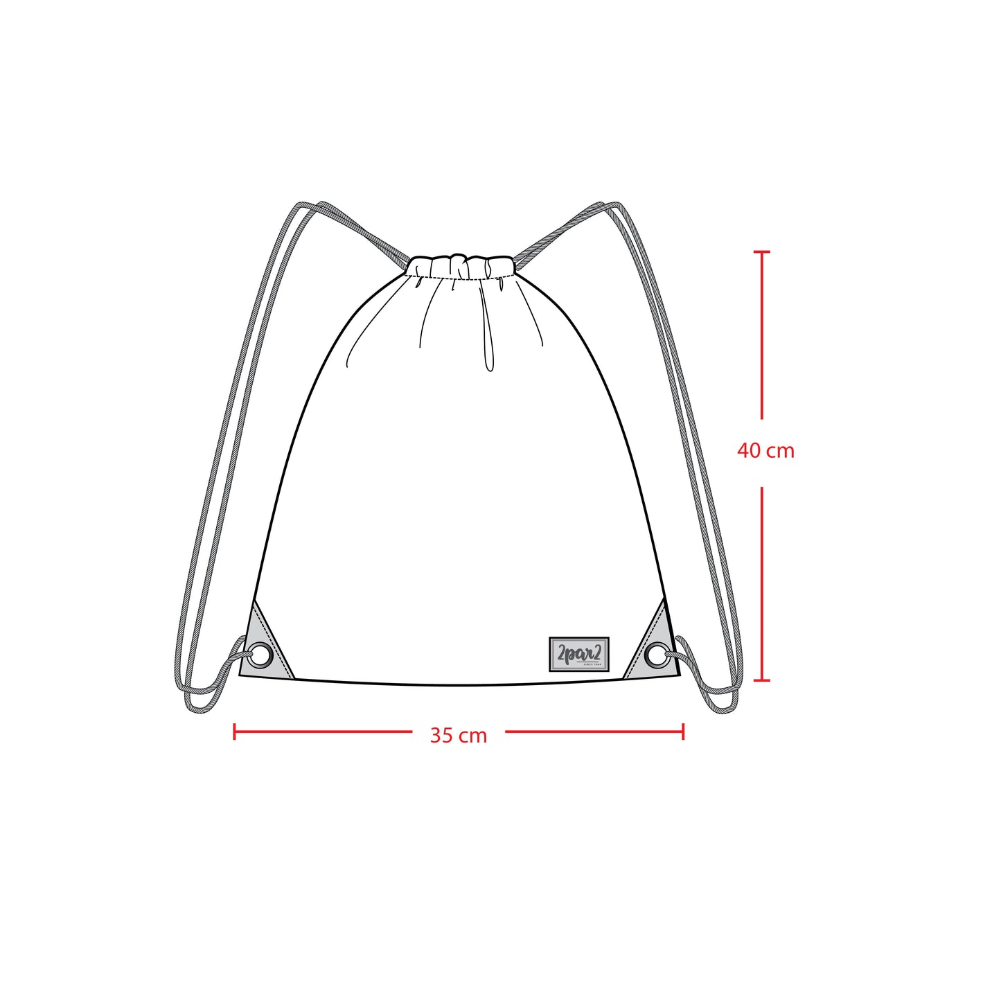 Drawstring Bag Blue Dinosaur Print