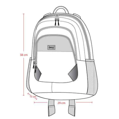 Little Kids Backpack Blue Unicorn Print