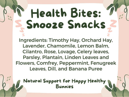 Health Bites: Snooze Snacks