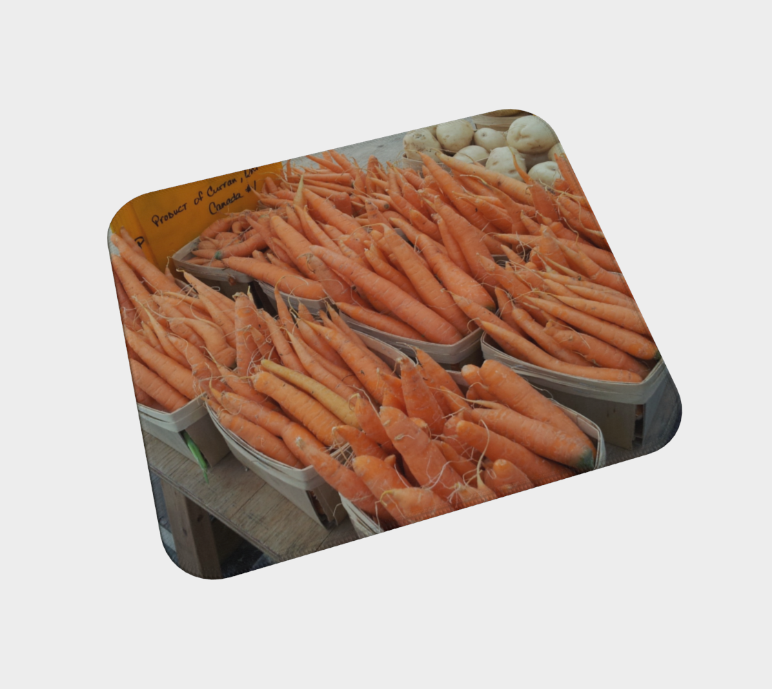 Small | Desk Mat | Carrots