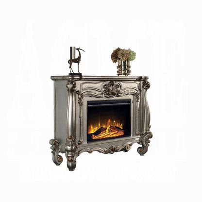 Gilded Antique Luxury Fireplace - Platinum