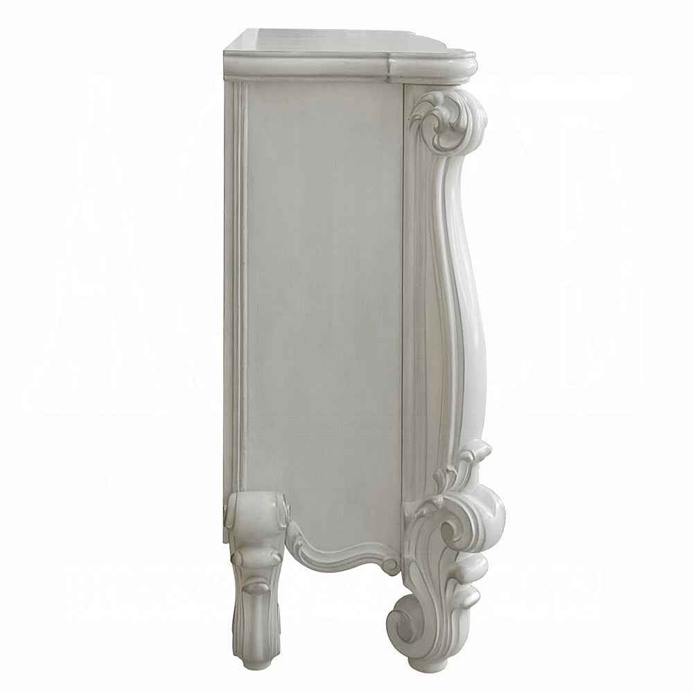 Gilded Antique Luxury Fireplace - Antique White