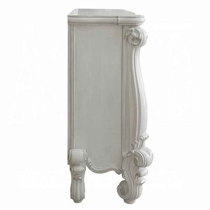 Gilded Antique Luxury Fireplace - Antique White