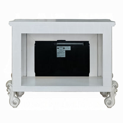 Gilded Antique Luxury Fireplace - Antique White