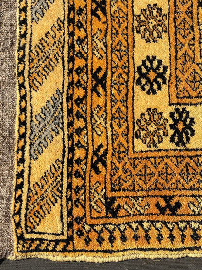 Afghan Buchara Brückenläufer Teppich | 104 x 284 cm