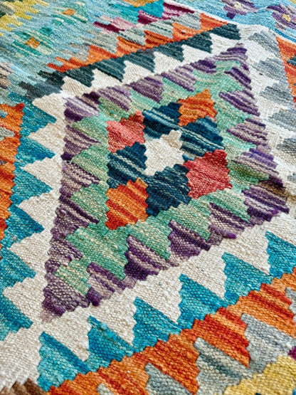 Afghan Chobi Kilim Runner | 2' 6" x 6' 7"