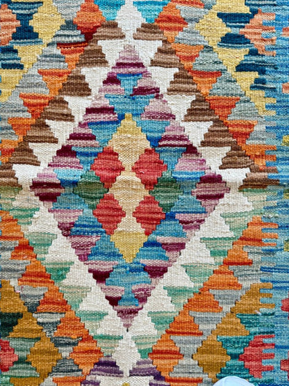 Afghan Chobi Kilim Runner | 2' 6" x 6' 7"