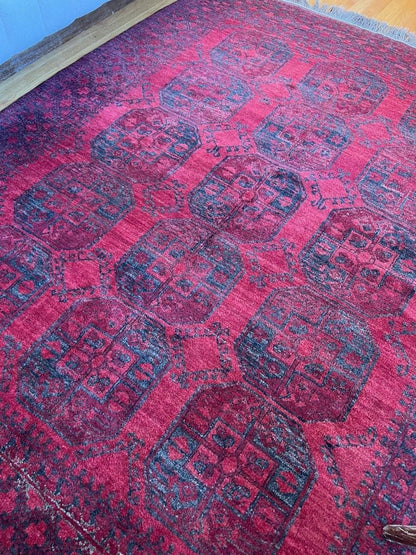 Afghan Turkmen Rug | 7' 1" x 5' 9"