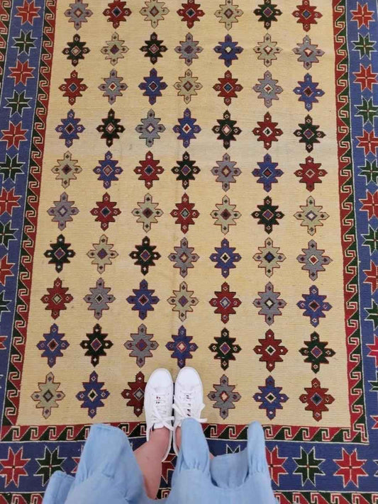 Afghan Kilim | 7’ 11” x 5’ 1”