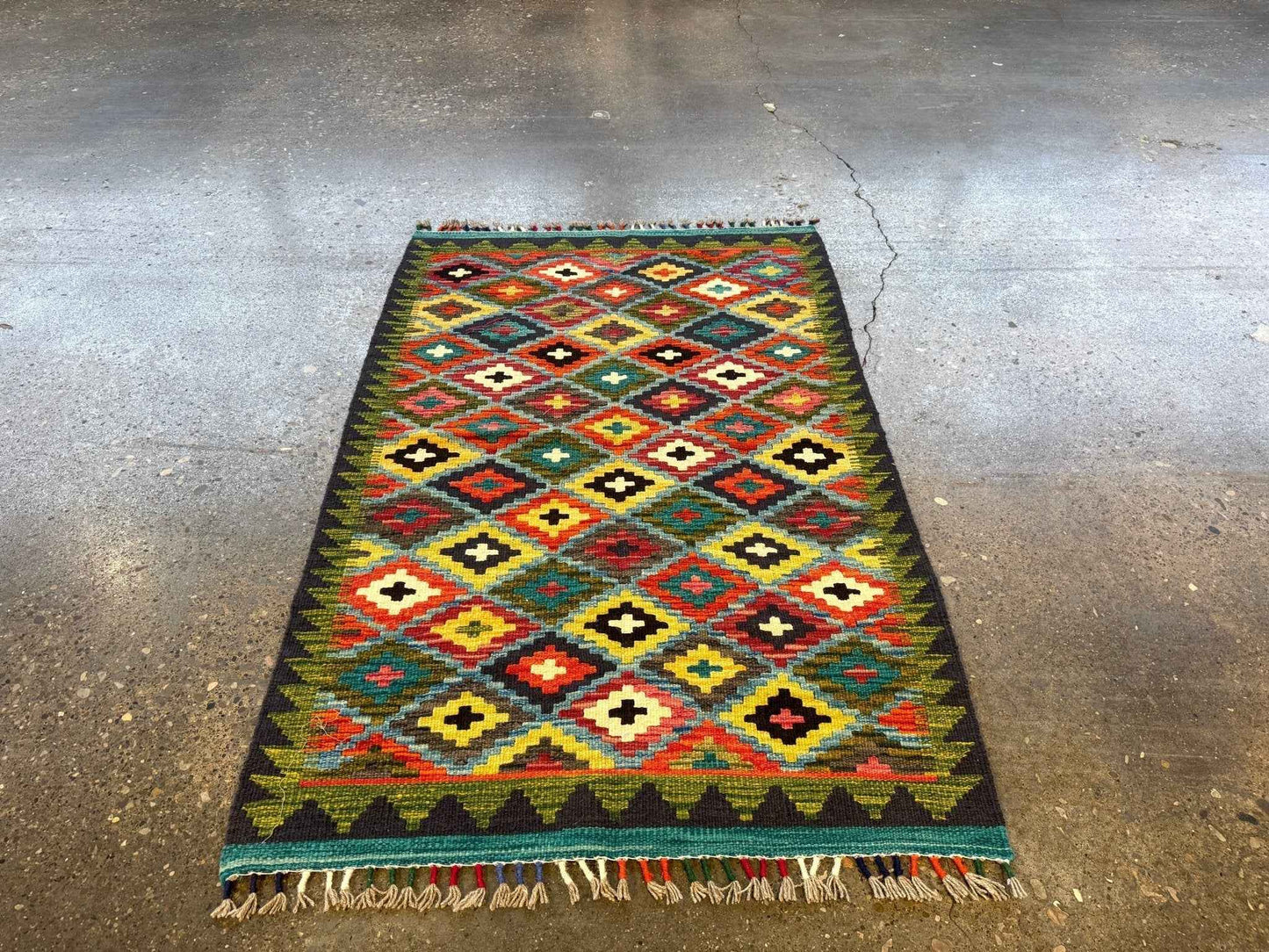 Afghan Maimana Kilim Rug | 2' 10" x 4' 5"