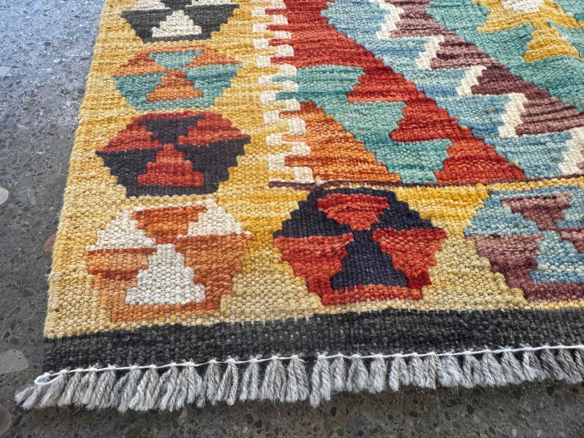Afghan Maimana Kilim Rug | 2' 2" x 2' 10"